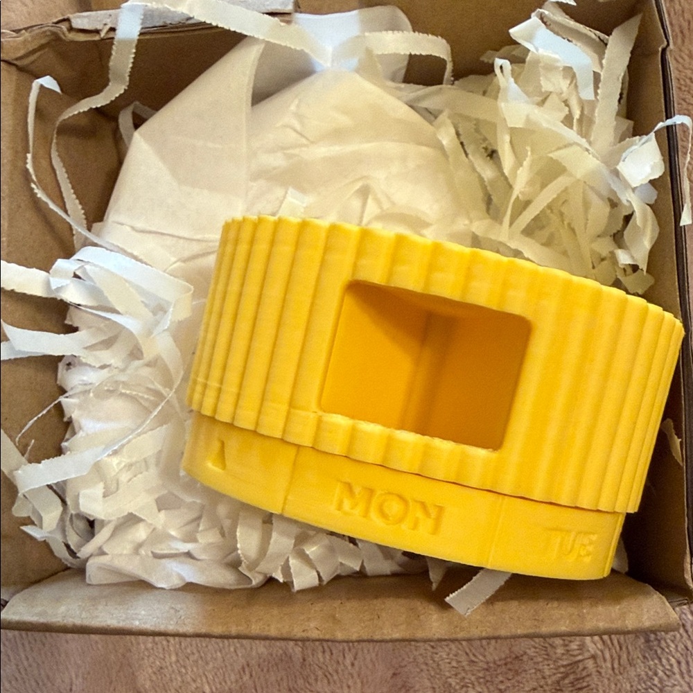 Custom! Yellow RX Pill Organizer - Picture 4 of 5